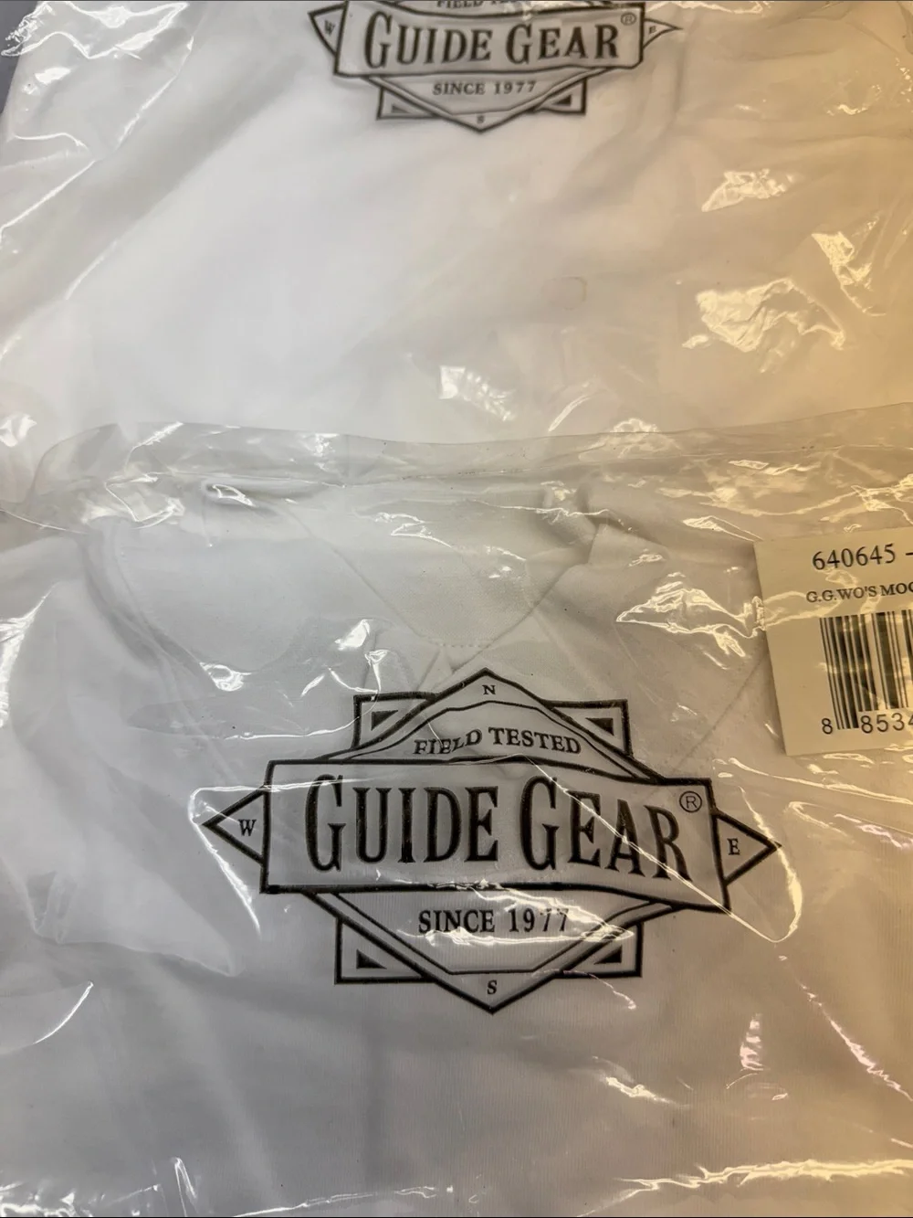 Guide Gear White Cotton T-Shirts - Pack of 4